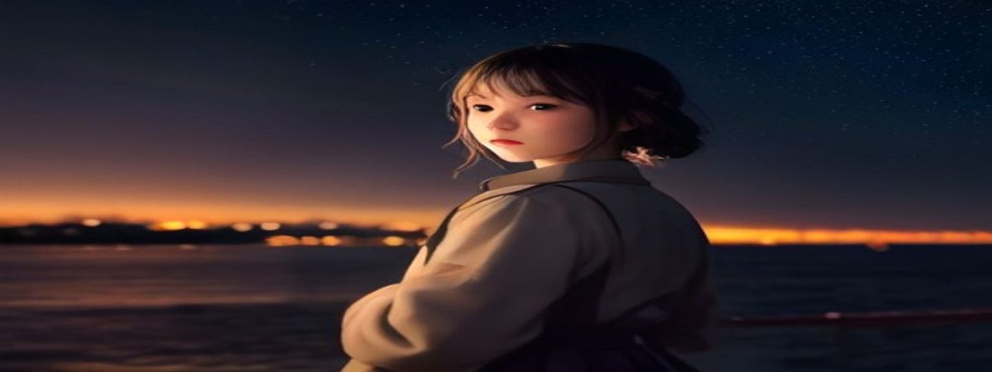 1940年代上海繁华街头夜景，霓虹灯光映照青石板路，暖橙色调，复古电影质感，《色戒》故事发生地的历史氛围